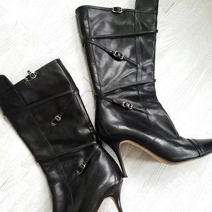 Gorgeous Edgy Stilettos - COLE HAAN, Size 8, black